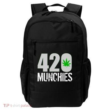 420 Munchies Weed Leaf Backpack