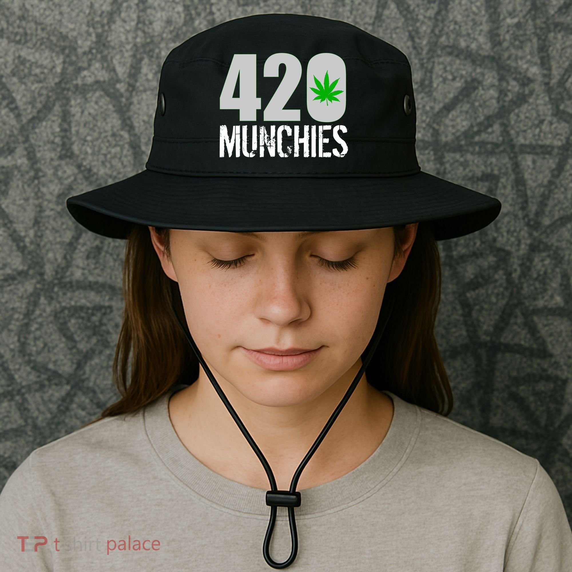 420 Munchies Weed Leaf Bucket Hat