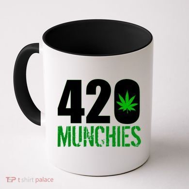 420 Munchies Weed Leaf Coffee Mug