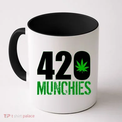 420 Munchies Weed Leaf Coffee Mug