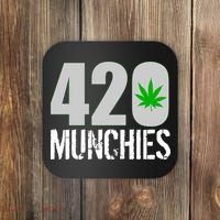 420 Munchies Weed Leaf Coaster thumb 0