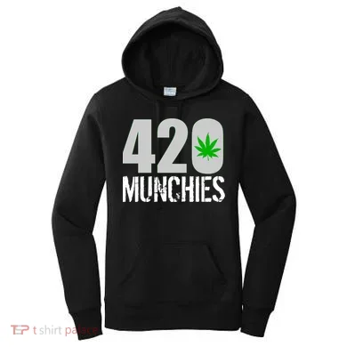 420 Munchies Weed Leaf Women's Hoodie