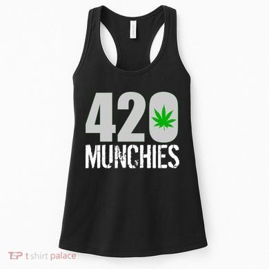 420 Munchies Weed Leaf Women's Tank Top