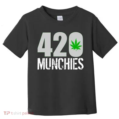420 Munchies Weed Leaf Toddler T-Shirt