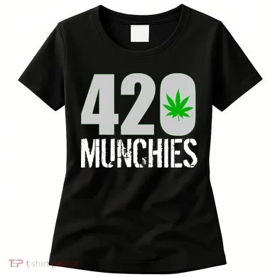 420 Munchies Weed Leaf Women's T-Shirt