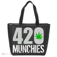 420 Munchies Weed Leaf Tote Bag thumb 0