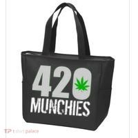 420 Munchies Weed Leaf Tote Bag thumb 3