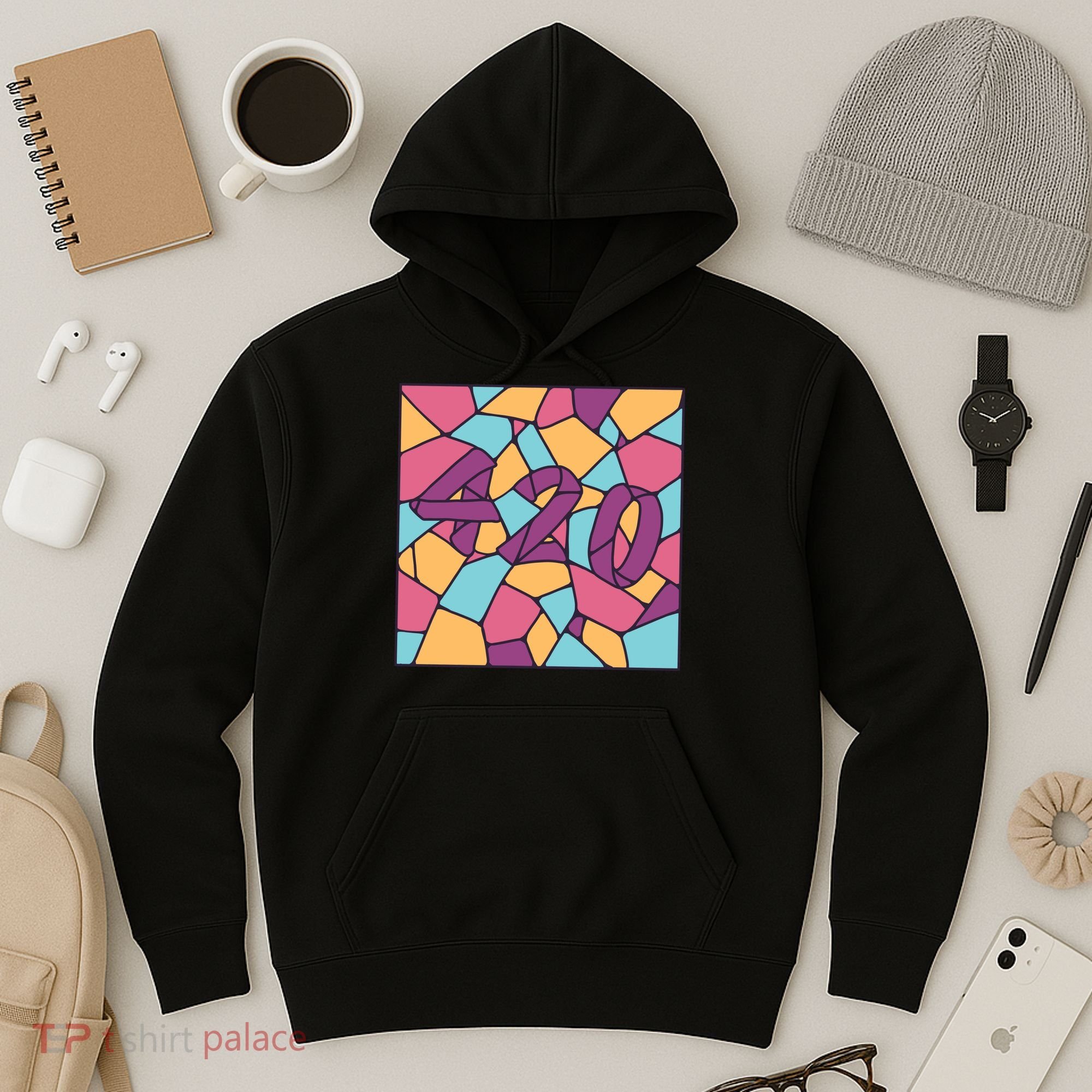 420 Stained Glass Hoodie