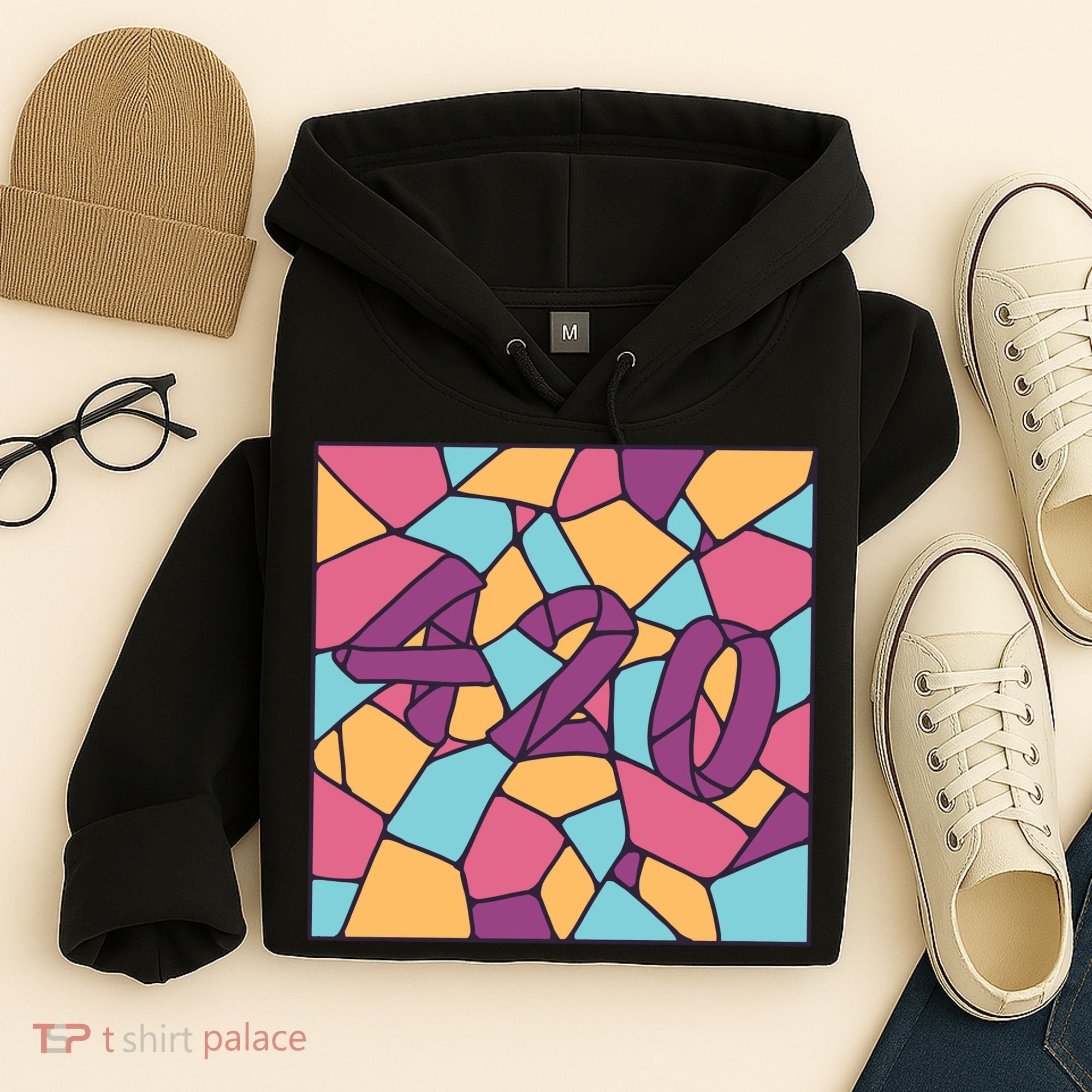 420 Stained Glass Hoodie