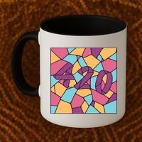420 Stained Glass Coffee Mug thumb 2
