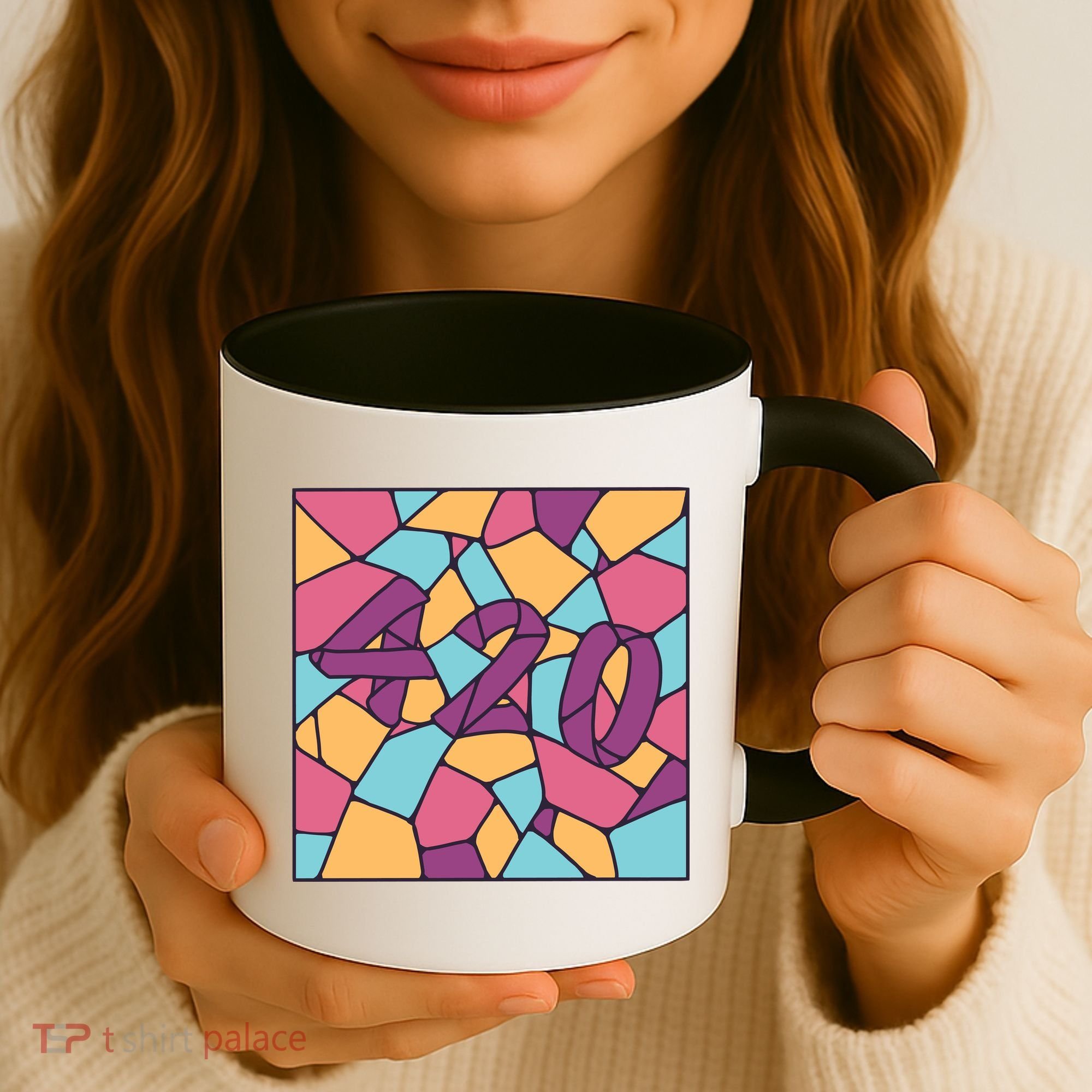 420 Stained Glass Coffee Mug
