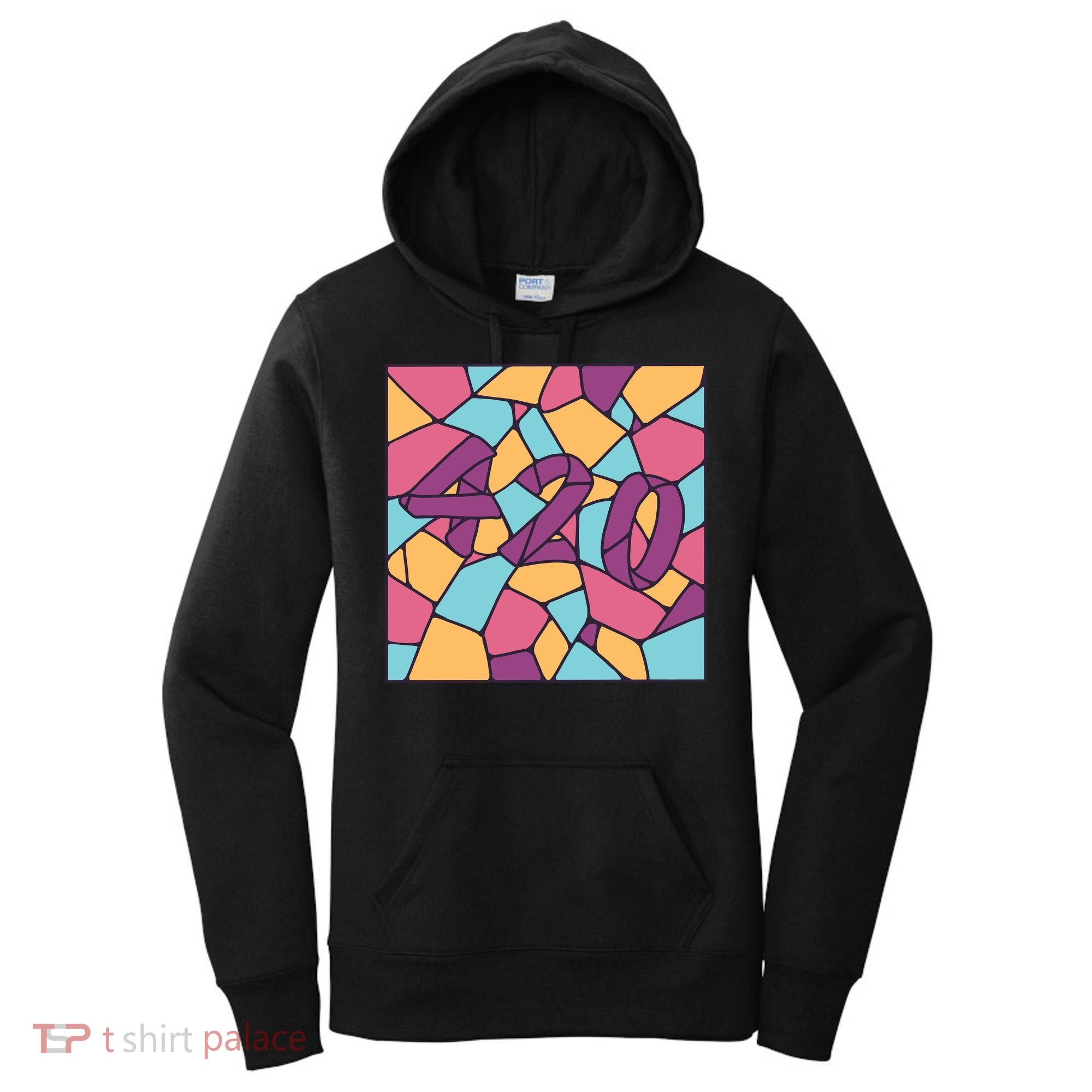 420 Stained Glass Women's Hoodie