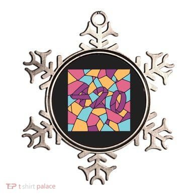 420 Stained Glass Ornament