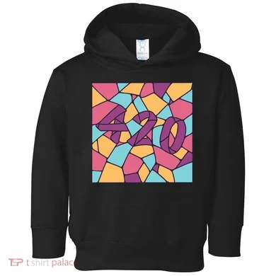 420 Stained Glass Toddler Hoodie