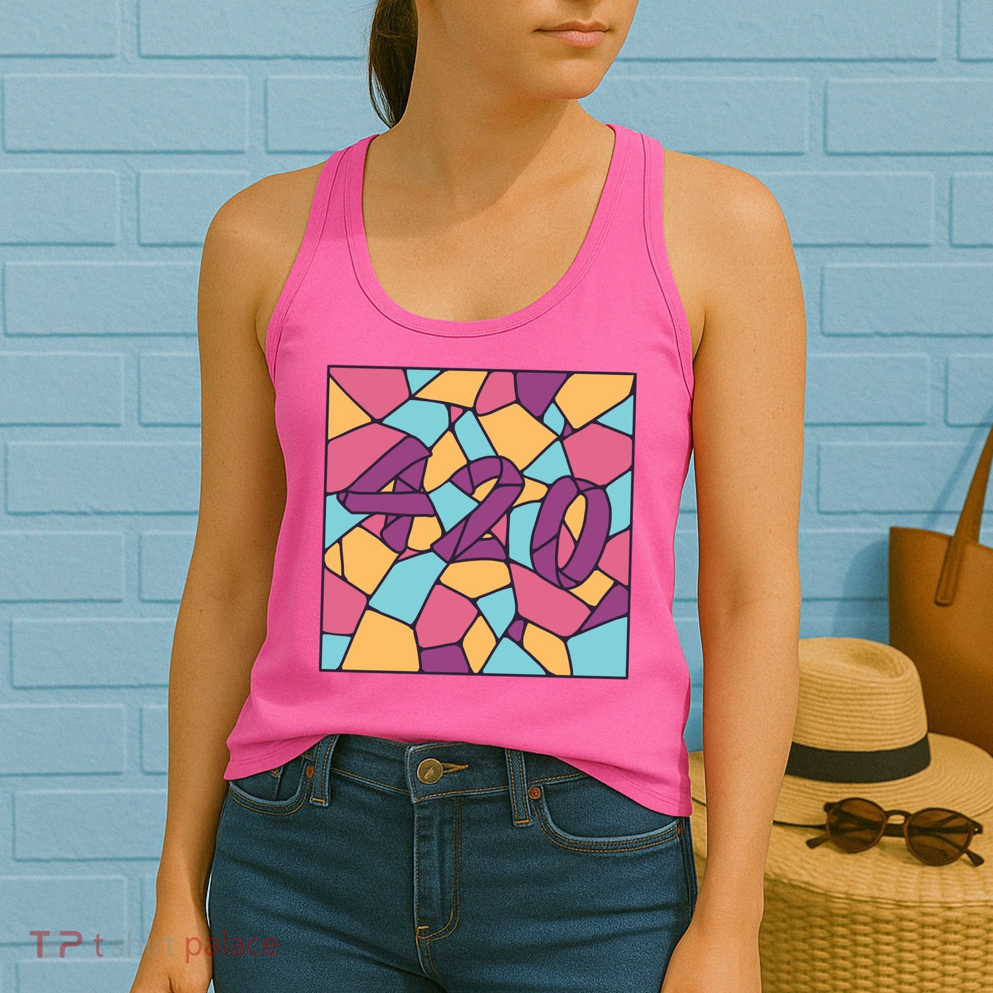 420 Stained Glass Women's Tank Top