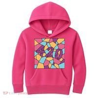 420 Stained Glass Kids Hoodie thumb 0