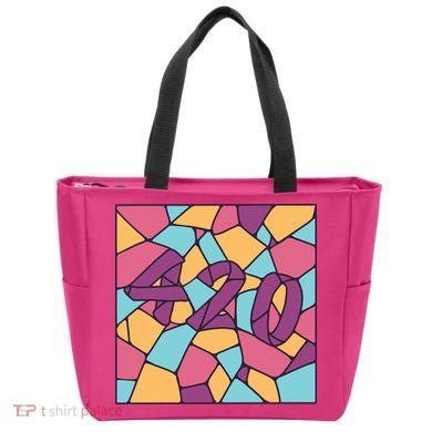 420 Stained Glass Tote Bag