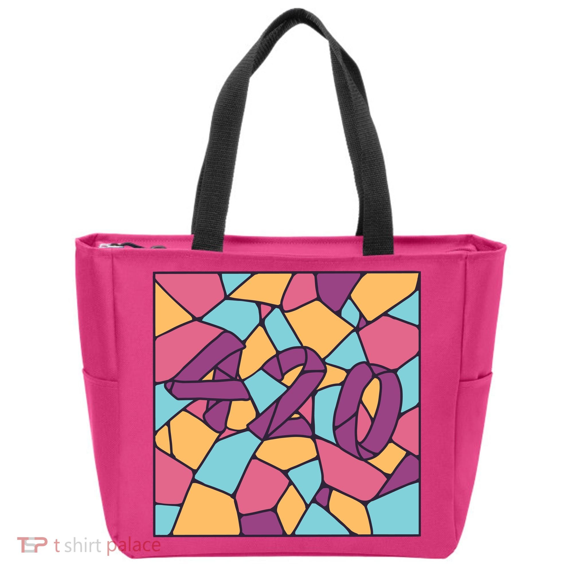420 Stained Glass Tote Bag