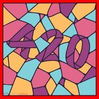 420 Stained Glass Santa Hat thumb 1