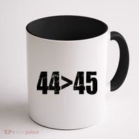 44 > 45 44th President is Greater Than The 45th  Coffee Mug thumb 1
