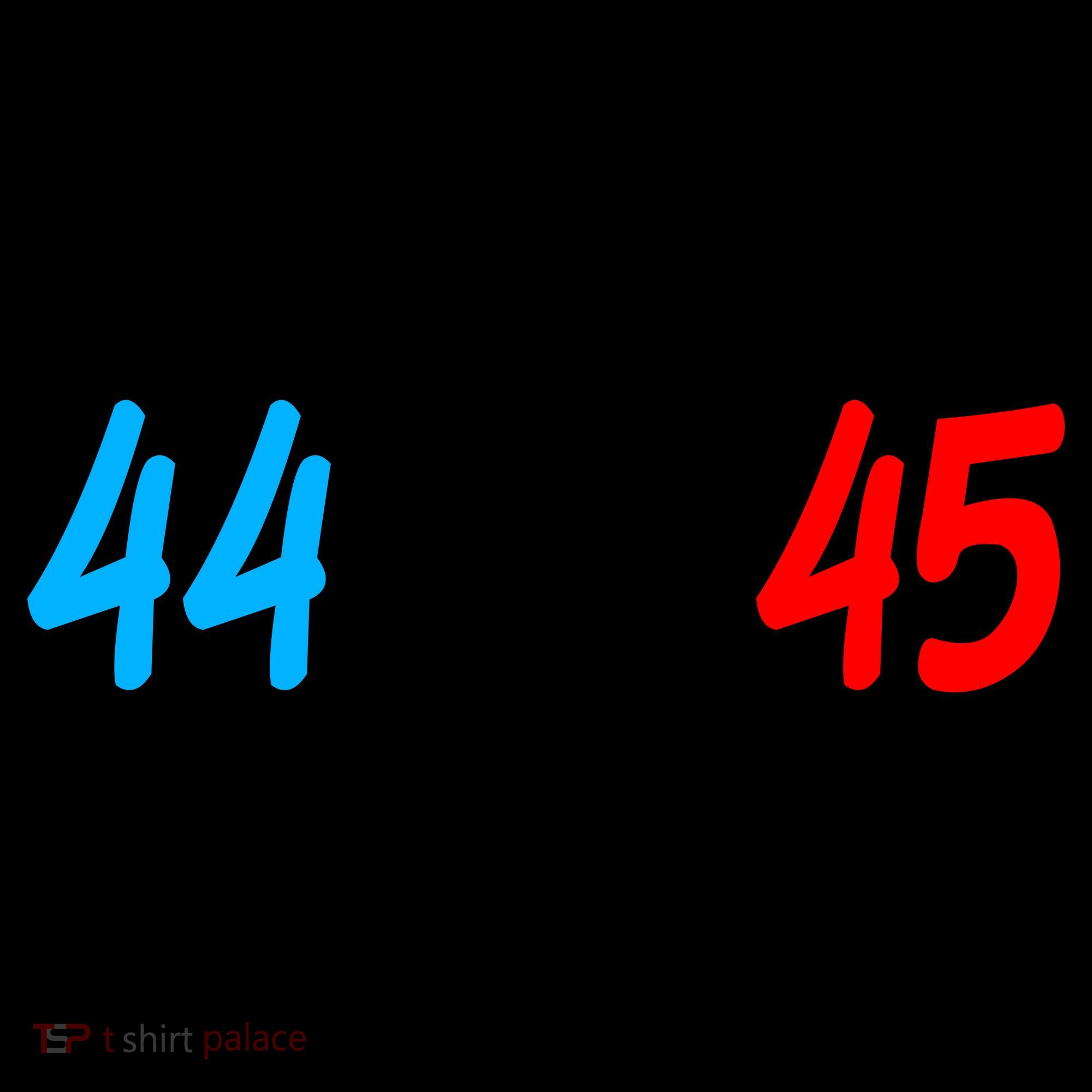 44 > 45 Red White Blue 44th President is Greater Than 45 Coffee Mug