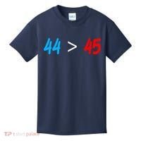 44 > 45 Red White Blue 44th President is Greater Than 45 Kids T-Shirt thumb 0