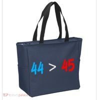 44 > 45 Red White Blue 44th President is Greater Than 45 Tote Bag thumb 2