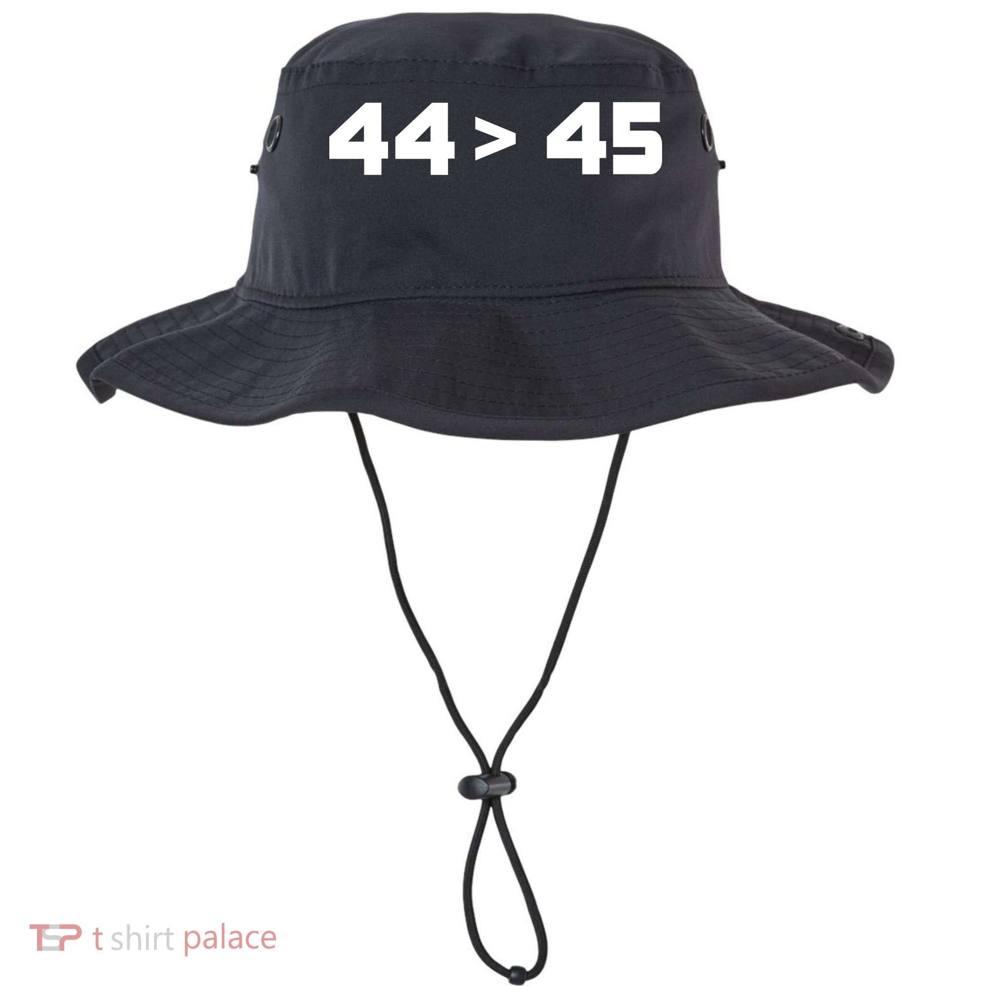 44 > 45 The 44th President is Greater Than 45th Bucket Hat