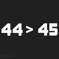 44 > 45 The 44th President is Greater Than 45th Golf Towel thumb 3