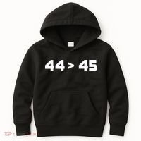 44 > 45 The 44th President is Greater Than 45th Kids Hoodie thumb 0