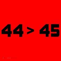 44 > 45 The 44th President is Greater Than 45th Santa Hat thumb 1