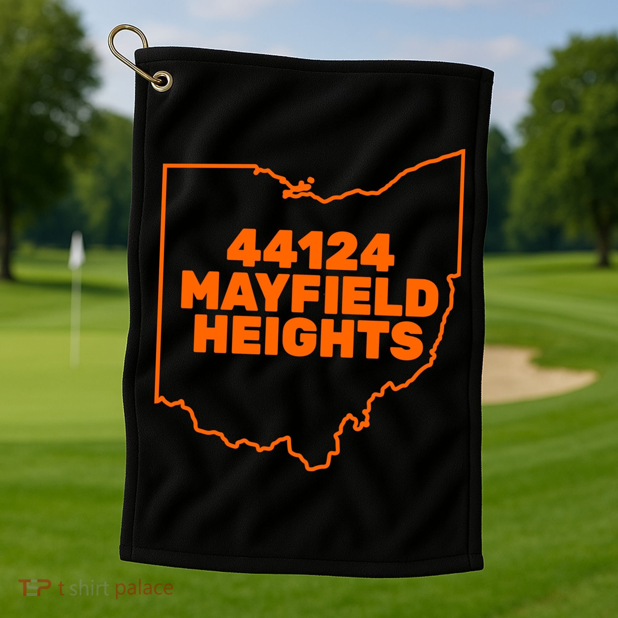 44124 Mayfield Heights Cleveland Ohio Golf Towel
