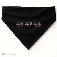 45 47 48 Trump 2024 2028 Flag Take American Back Vance 2028 USA-Made Doggie Bandana thumb 0