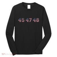 45 47 48 Trump 2024 2028 Flag Take American Back Vance 2028 Long Sleeve Shirt thumb 0