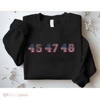 45 47 48 Trump 2024 2028 Flag Take American Back Vance 2028 Sweatshirt thumb 2