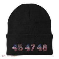 45 47 48 Trump 2024 2028 Flag Take American Back Vance 2028 Beanie thumb 0
