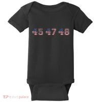 45 47 48 Trump 2024 2028 Flag Take American Back Vance 2028 Baby Bodysuit thumb 0