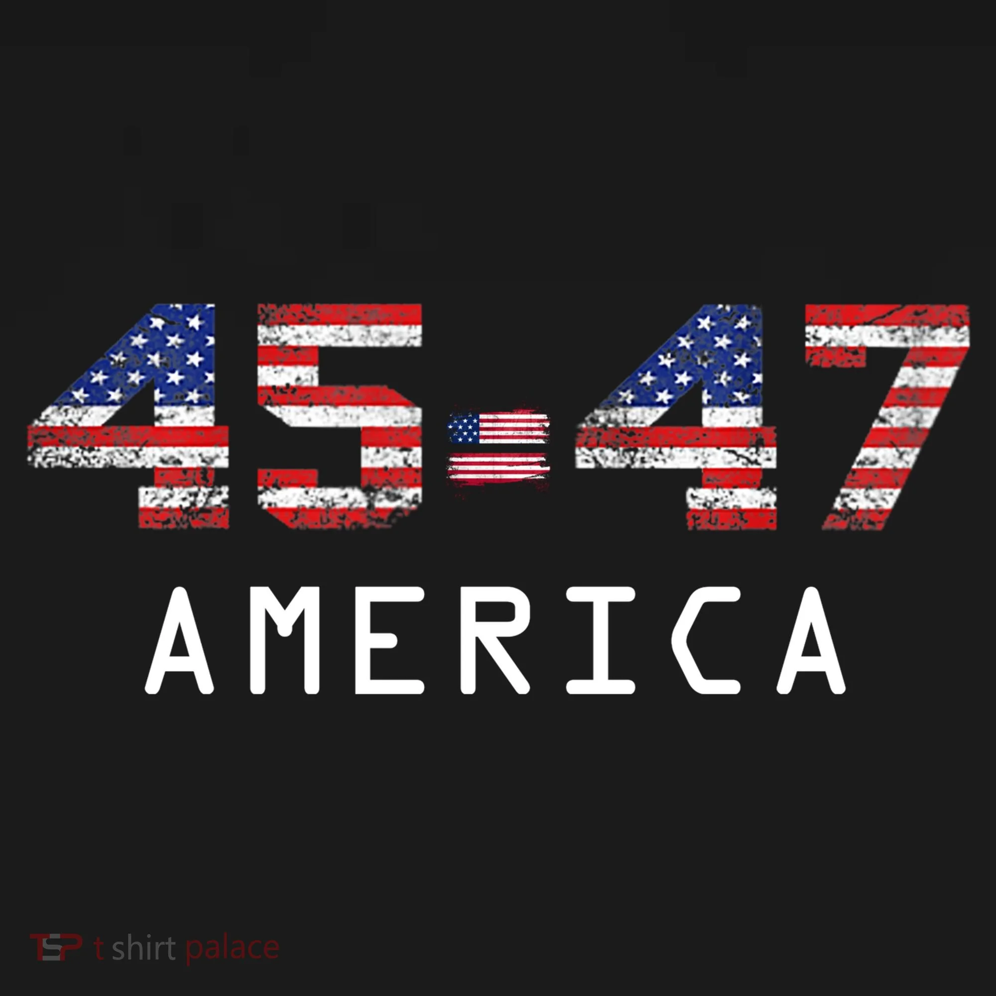45 47 America Flag Hoodie