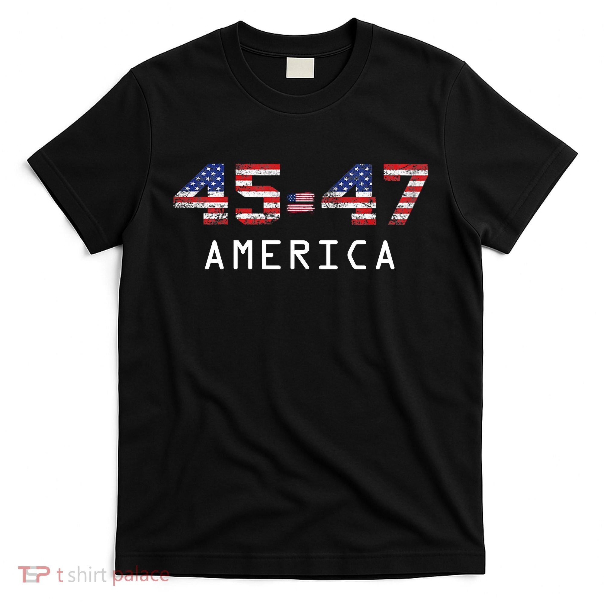 45 47 America Flag T-Shirt