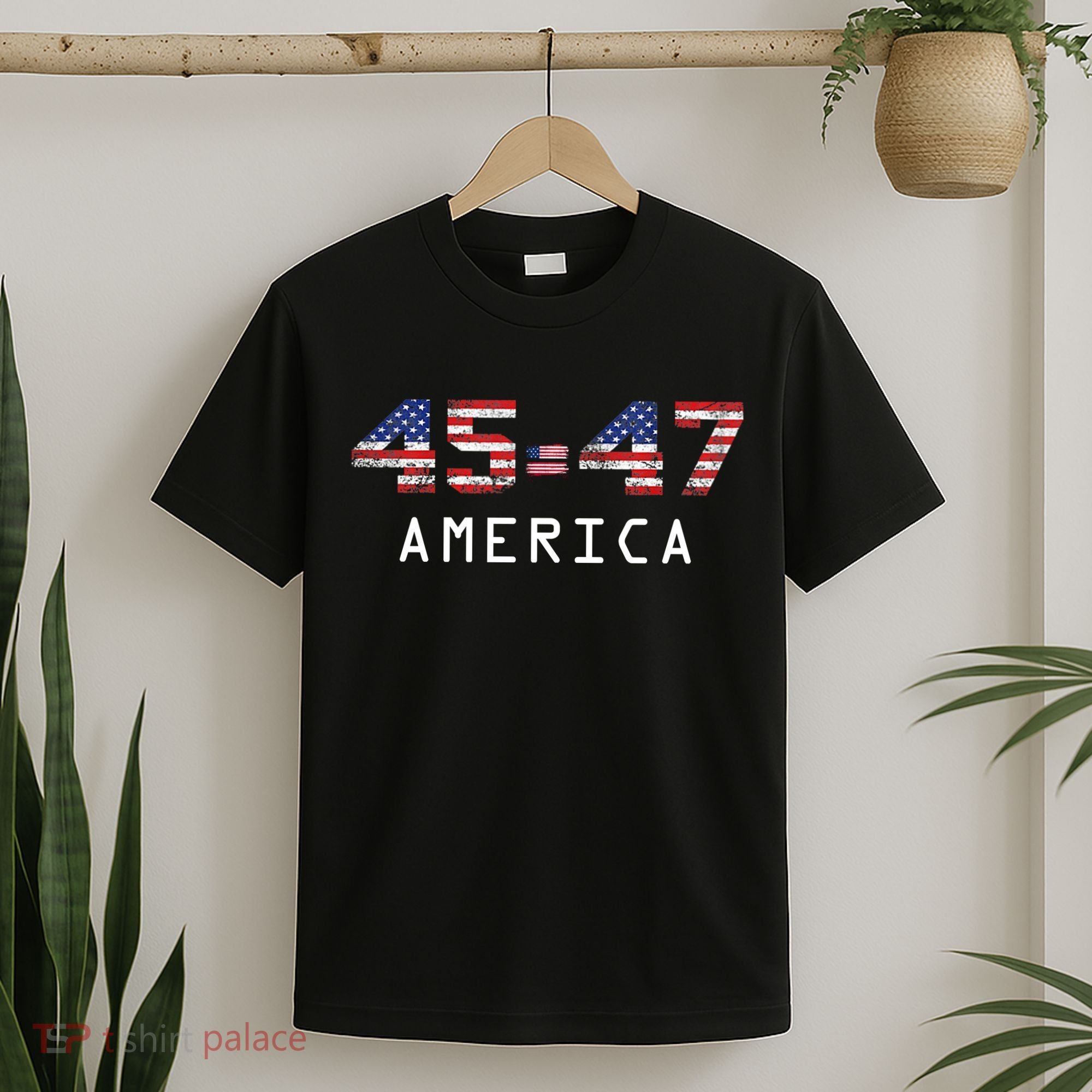 45 47 America Flag T-Shirt