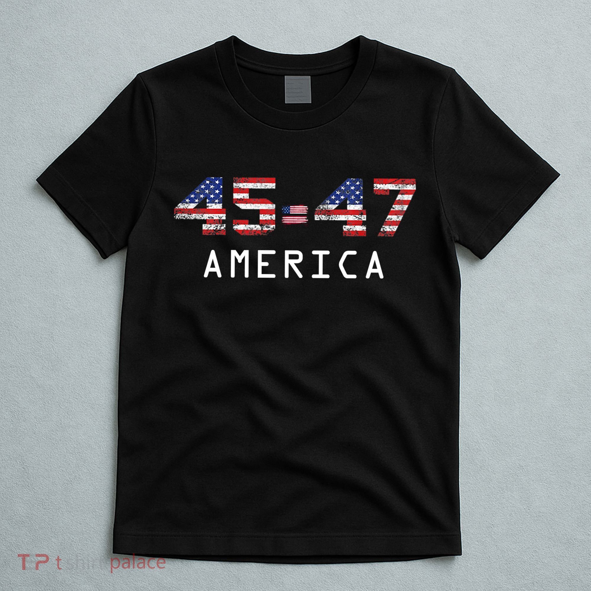 45 47 America Flag T-Shirt