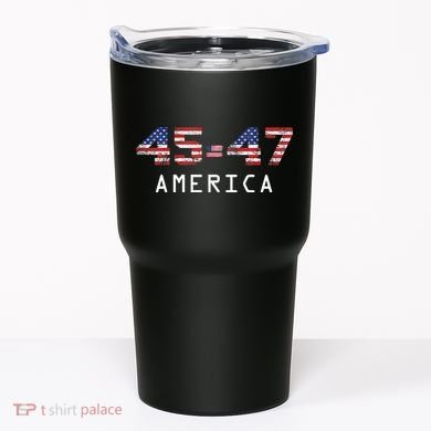45 47 America Flag Tumbler