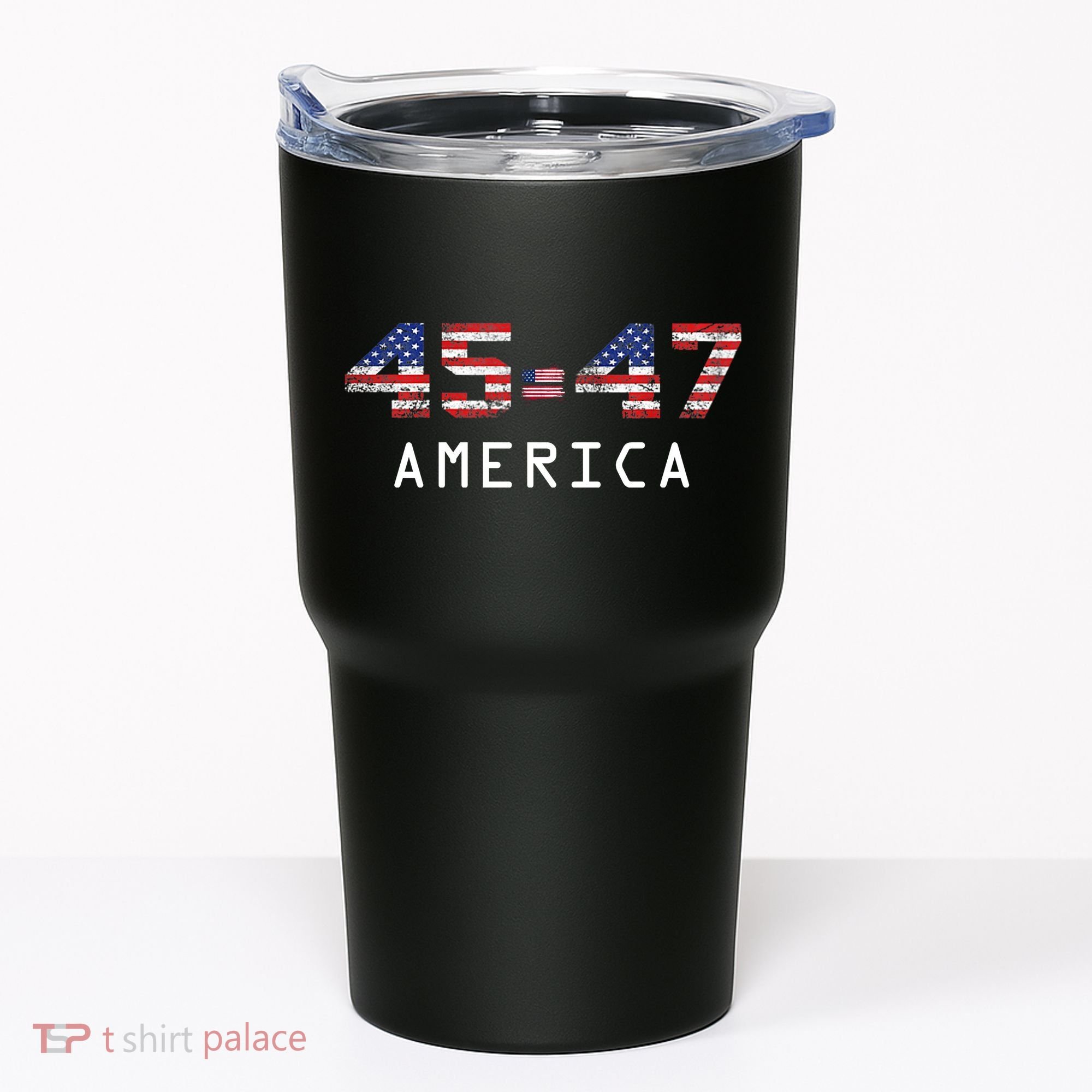 45 47 America Flag Tumbler