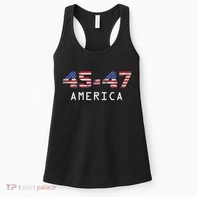 45 47 America Flag Women's Tank Top