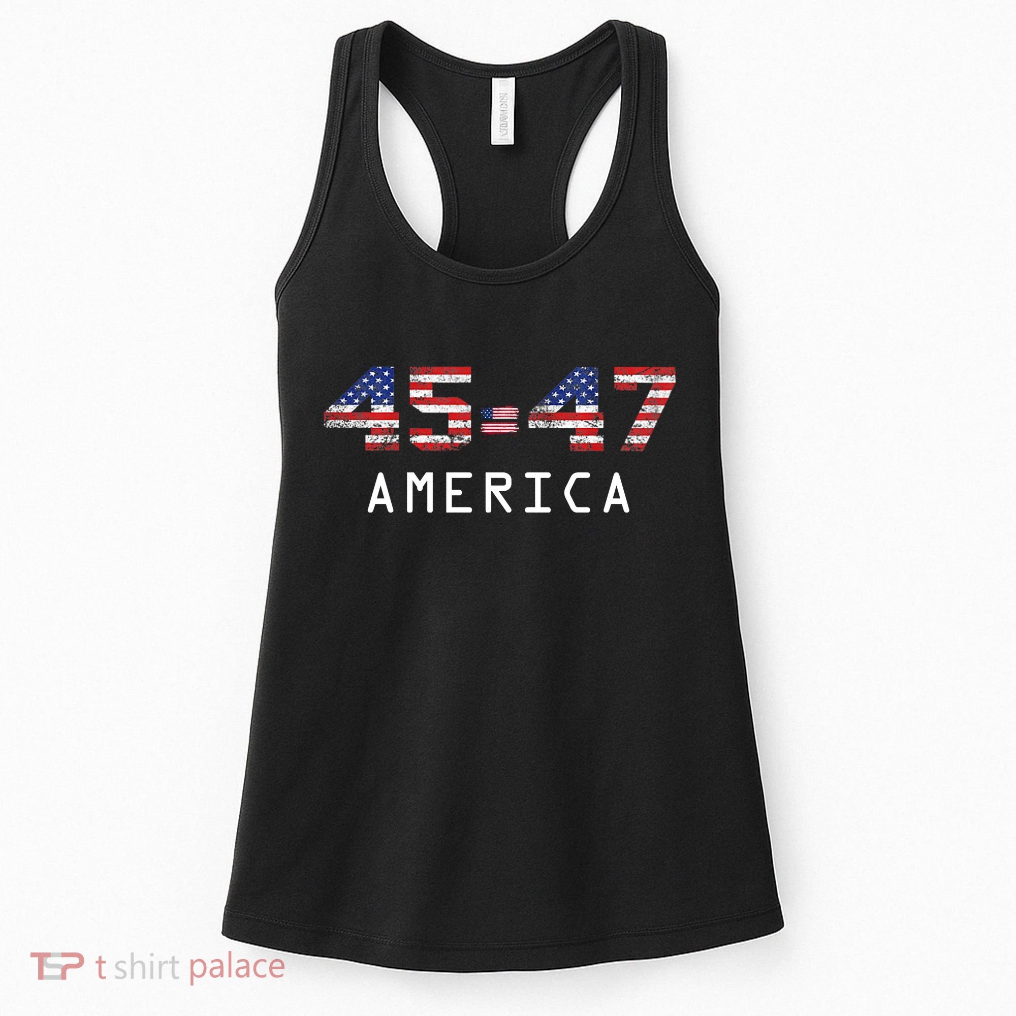 45 47 America Flag Women's Tank Top