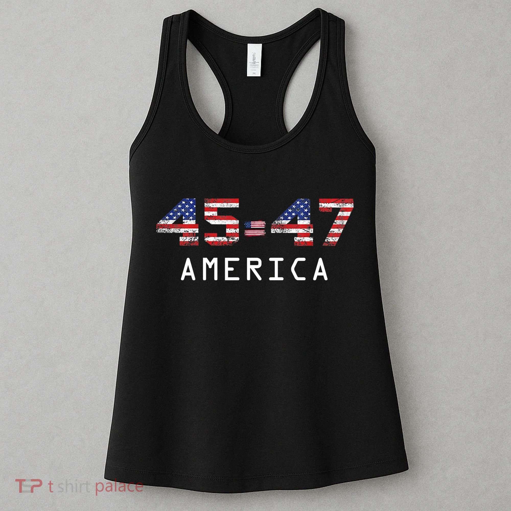 45 47 America Flag Women's Tank Top