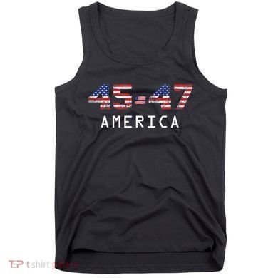 45 47 America Flag Tank Top