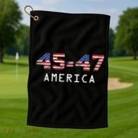 45 47 America Flag Golf Towel thumb 1