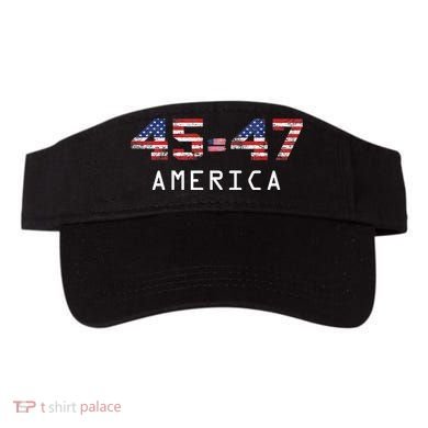 45 47 America Flag Visor