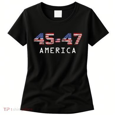45 47 America Flag Women's T-Shirt